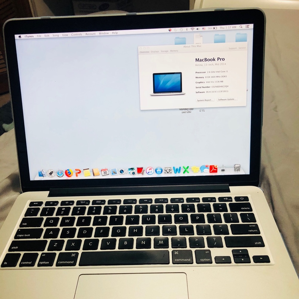 Macbook pro retina display 13in